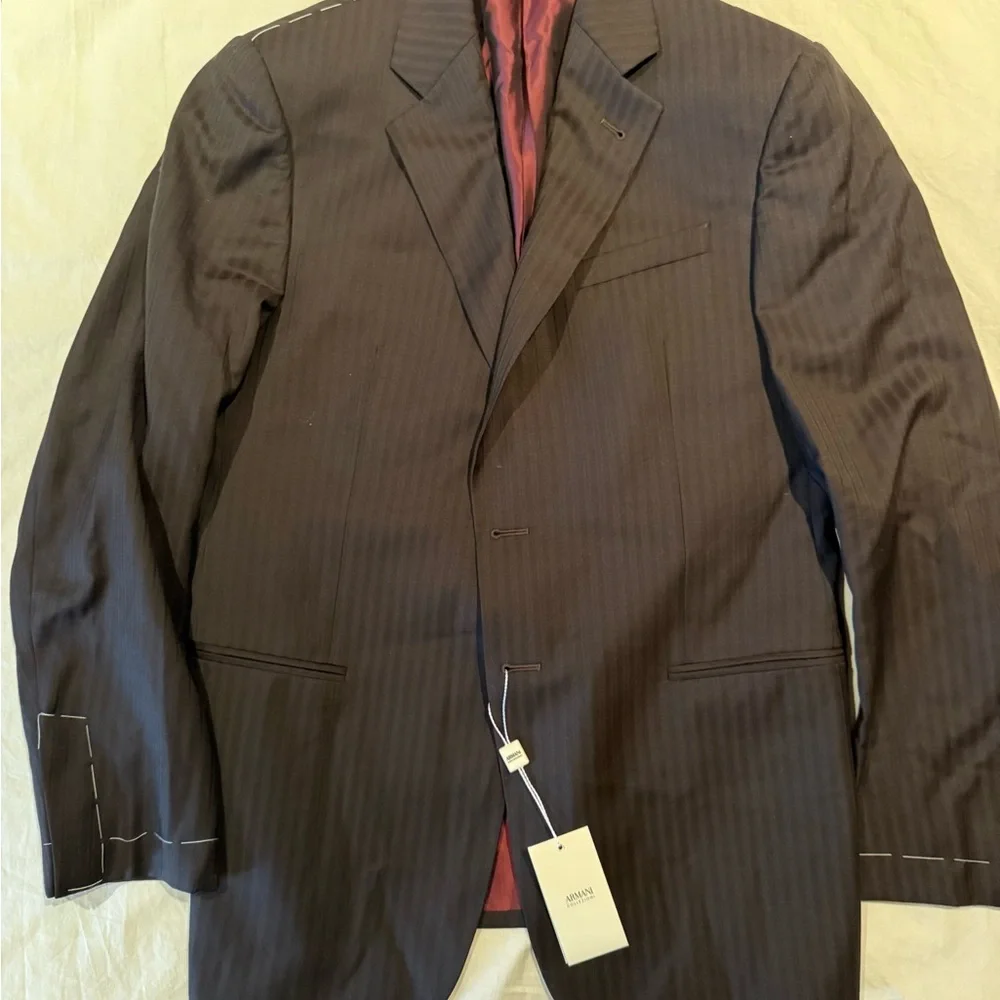 Armani Collezioni Black Pinstripe blazer - Picture 1 of 11
